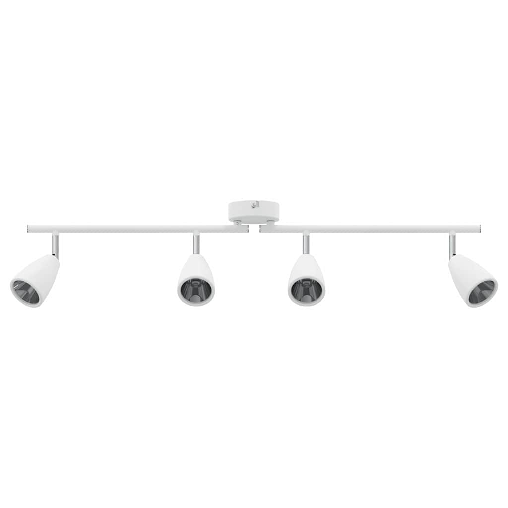 Vidaxx spot de plafond avec spots blanc 25,5 x 8 x 16 cm métal