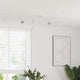 Vidaxx spot de plafond avec spots blanc 25,5 x 8 x 16 cm métal