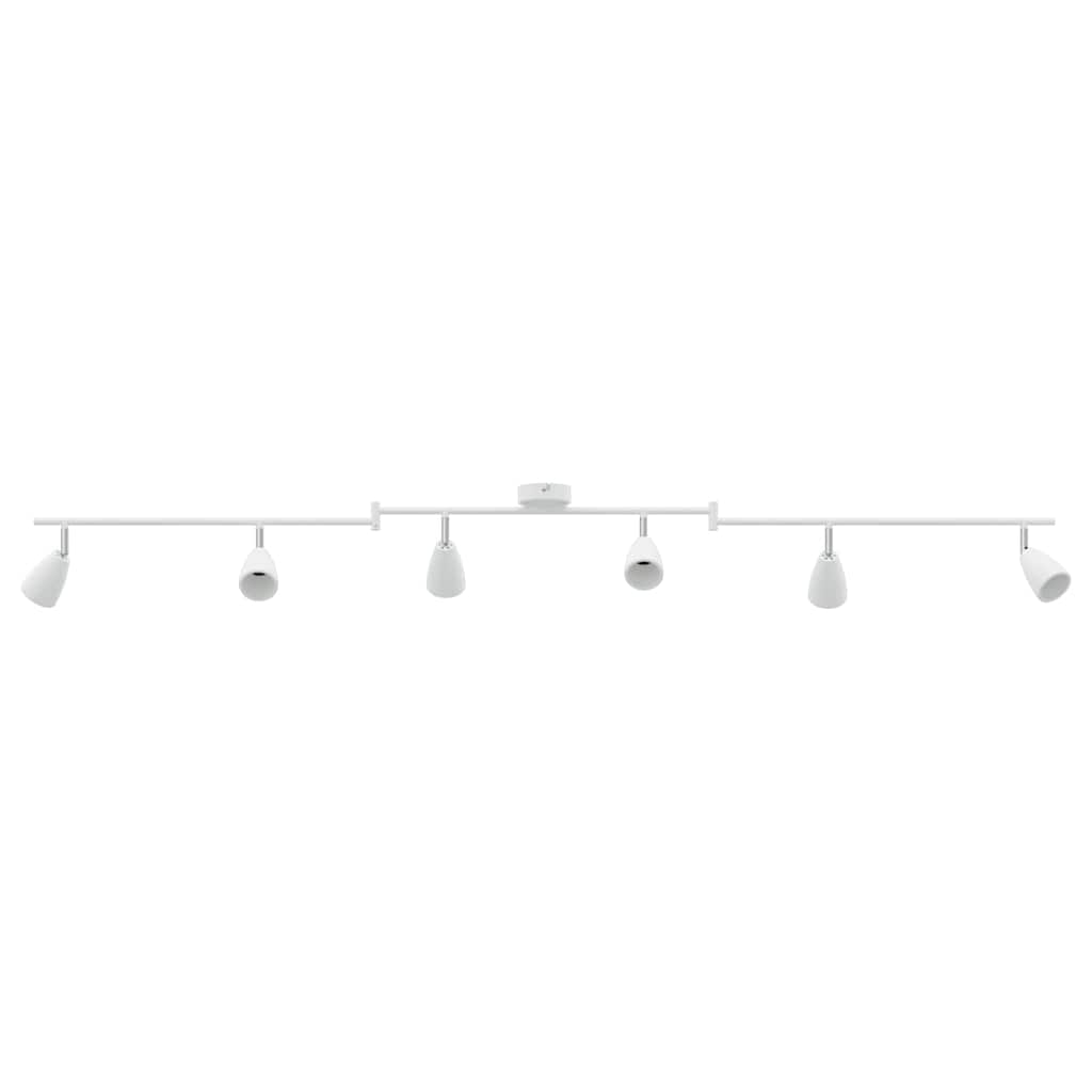 Vidaxx spot de plafond avec spots blanc 25,5 x 8 x 16 cm métal