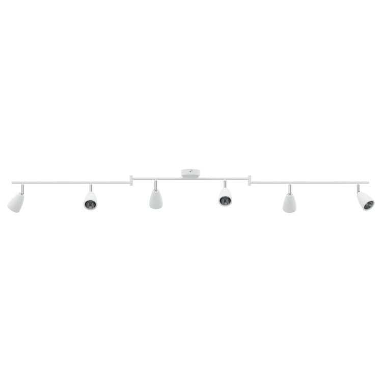 Vidaxx spot de plafond avec spots blanc 25,5 x 8 x 16 cm métal