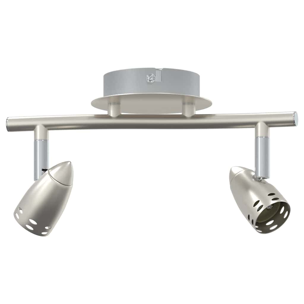 Vidaxx spot de plafond avec spots nickel 27 x 10 x 12 cm métal