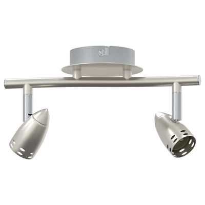 Vidaxx spot de plafond avec spots nickel 27 x 10 x 12 cm métal