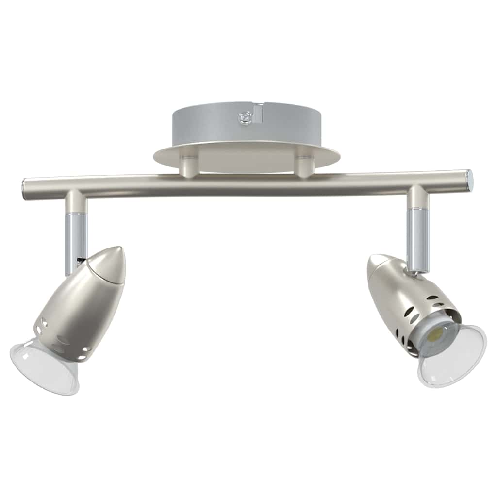 Vidaxx spot de plafond avec spots nickel 27 x 10 x 12 cm métal