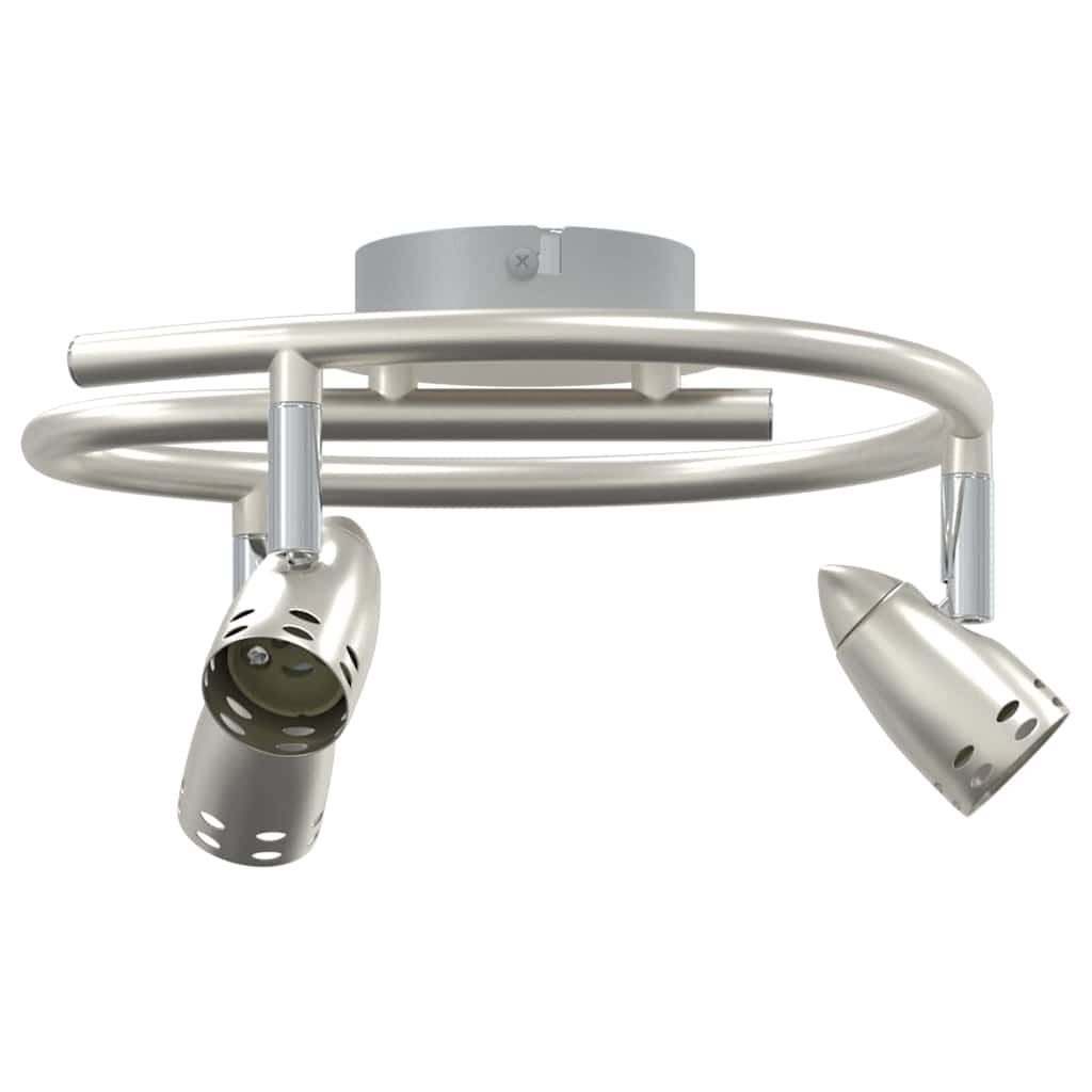 Vidaxx spot de plafond avec spots nickel 27 x 10 x 12 cm métal