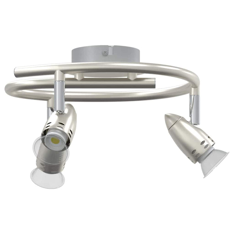 Vidaxx spot de plafond avec spots nickel 27 x 10 x 12 cm métal