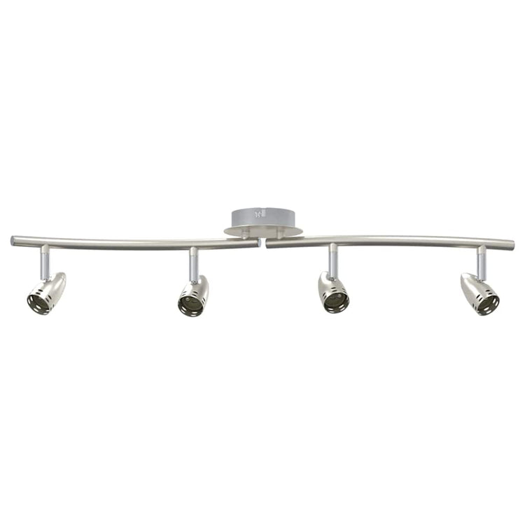 Vidaxx spot de plafond avec spots nickel 27 x 10 x 12 cm métal