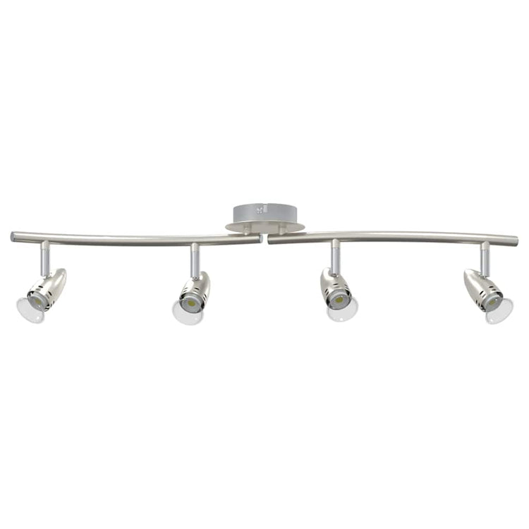 Vidaxx spot de plafond avec spots nickel 27 x 10 x 12 cm métal