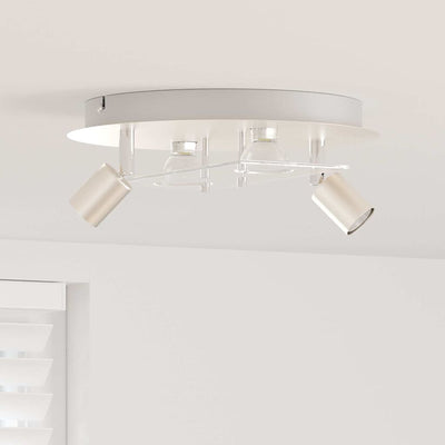 Vidaxl spot de plafond nickel 29 x 29 x 11 cm acier et verre