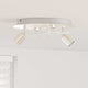 Vidaxl spot de plafond nickel 29 x 29 x 11 cm acier et verre