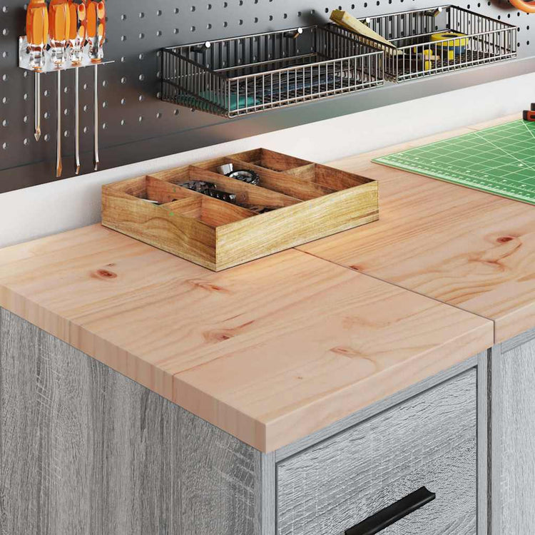 VidaXL armoires de garage 2 pcs bois d'ingénierie gris sonoma