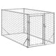 Vidaxxl niche d'extérieur avec porte 2x1x1 m en acier galvanisé