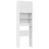 Vidaxx meuble lave-linge 64x24x190 cm bois fini blanc
