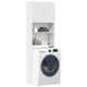Vidaxx meuble lave-linge 64x24x190 cm bois fini blanc