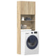 Vidaxx meuble lave-linge 64x24x190 cm finition bois et chêne sonoma coloré