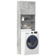 Vidaxx meuble lave-linge 64x24x190 cm bois d'ingénierie béton gris