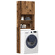 Vidaxx meuble pour machine à laver 64x24x190 cm bois fini, couleur bois ancien