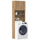 Vidaxx meuble lave-linge 64x24x190 cm bois travaillé, coloris chêne artisanal