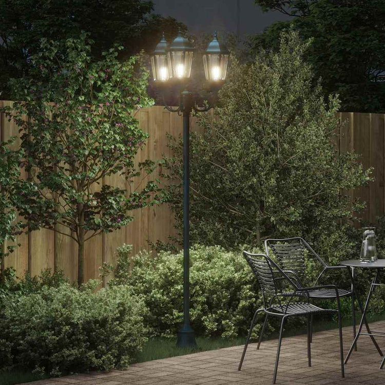 VidaXL éclairage de jardin vintage vert brossé 57 x 49 x 241 cm