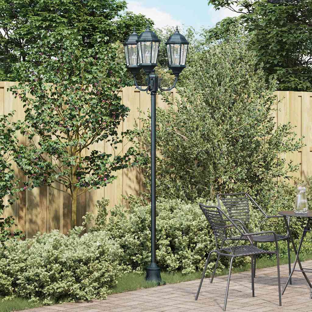 VidaXL éclairage de jardin vintage vert brossé 57 x 49 x 241 cm