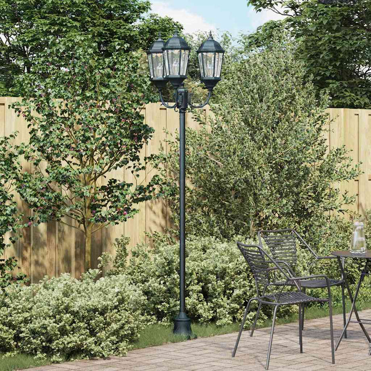VidaXL éclairage de jardin vintage vert brossé 57 x 49 x 241 cm