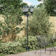 VidaXL éclairage de jardin vintage vert brossé 57 x 49 x 241 cm