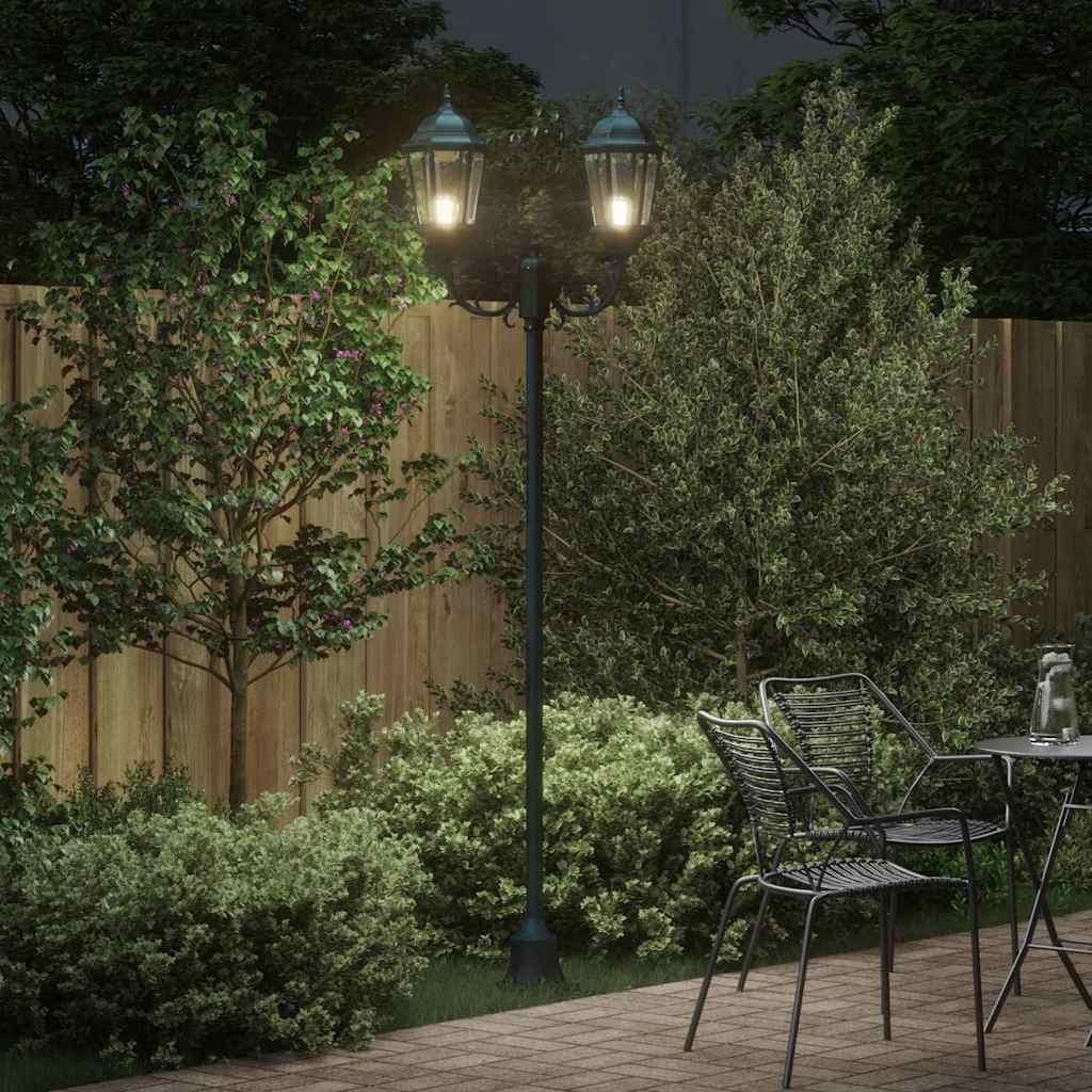 Vidaxx éclairage de jardin vintage vert brossé 68 x 20 x 235 cm