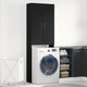 Vidaxx meuble lave linge 64x25,5x190 cm coloris chêne noir