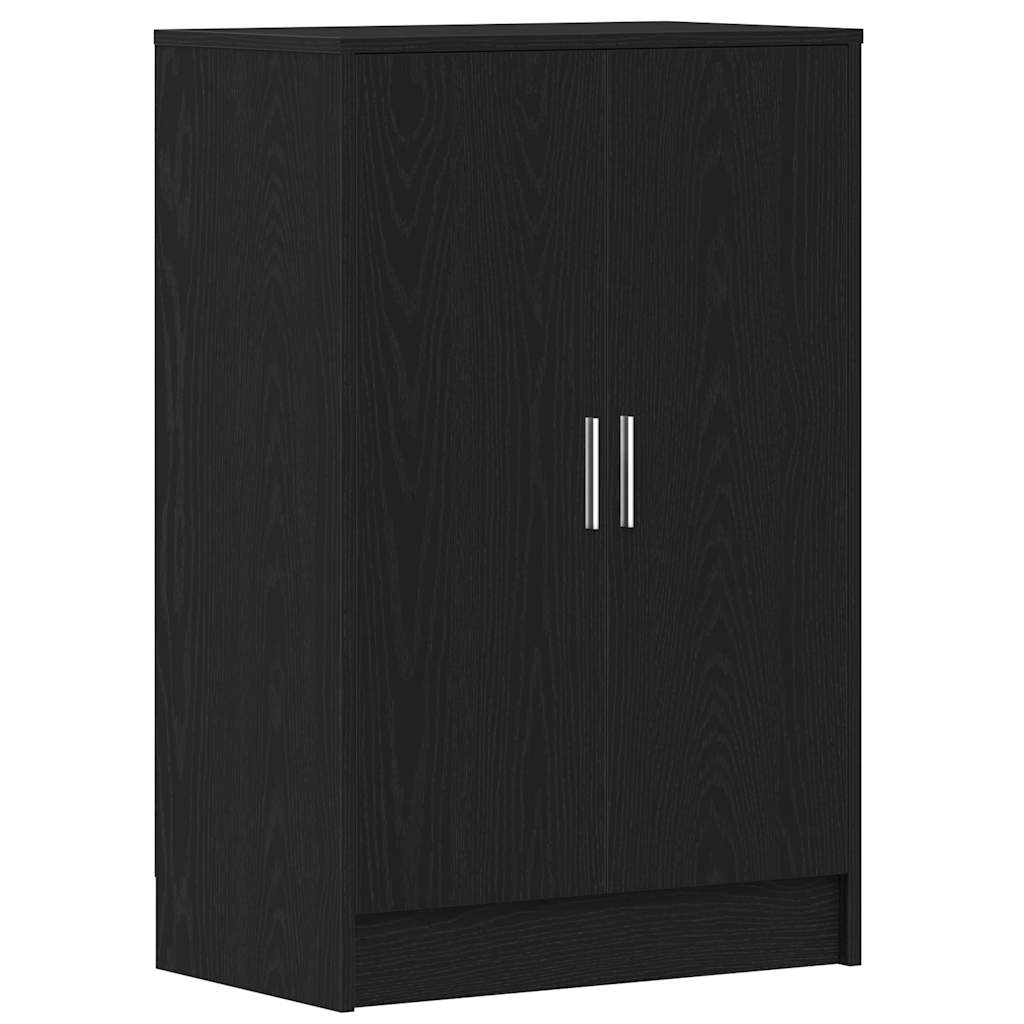 Vidaxx armoire à chaussures 60x35x92 cm aggloméré chêne noir