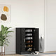 Vidaxx armoire à chaussures 60x35x92 cm aggloméré chêne noir