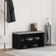 Vidaxx banc à chaussures 100x35x45 cm bois fini chêne noir