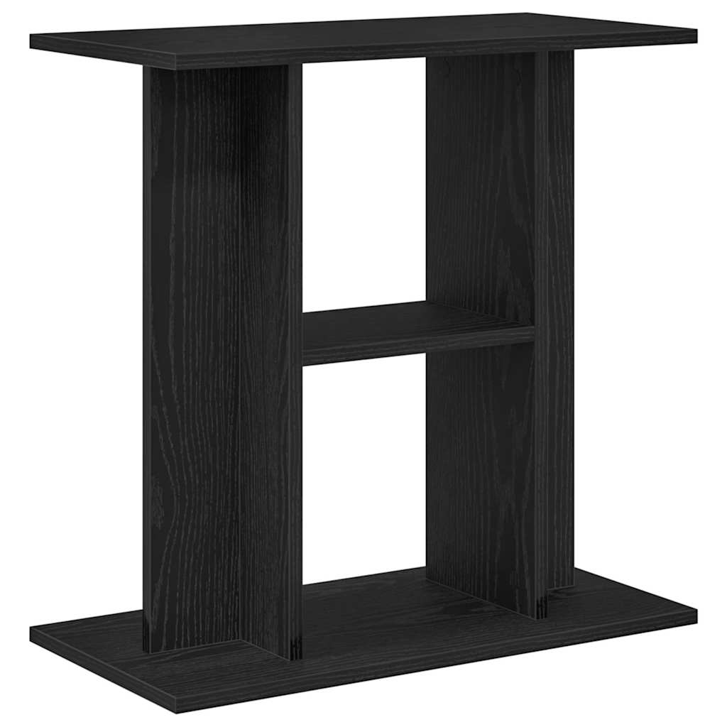 Vidaxx support d'aquarium chêne noir 60x30x60 cm bois d'ingénierie
