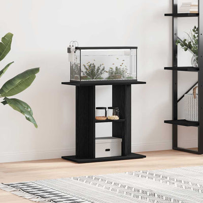 Vidaxx support d'aquarium chêne noir 60x30x60 cm bois d'ingénierie