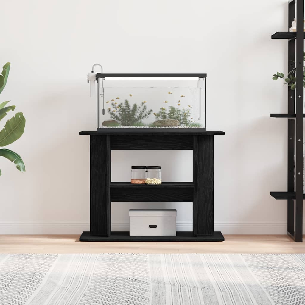 Vidaxx support d'aquarium 80x35x60 cm aggloméré chêne noir