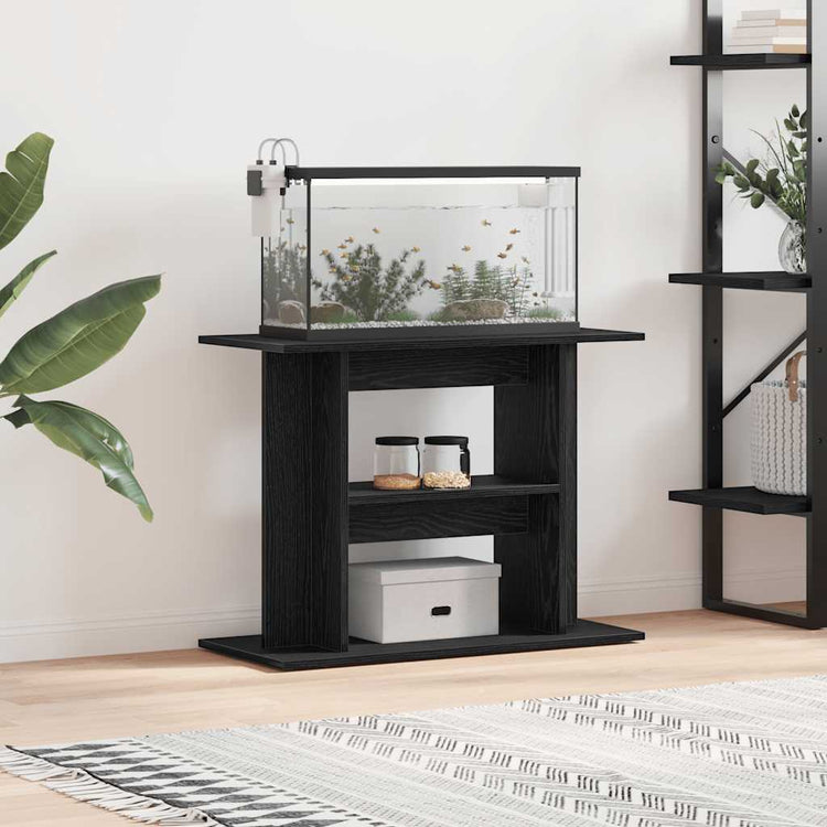 Vidaxx support d'aquarium 80x35x60 cm aggloméré chêne noir