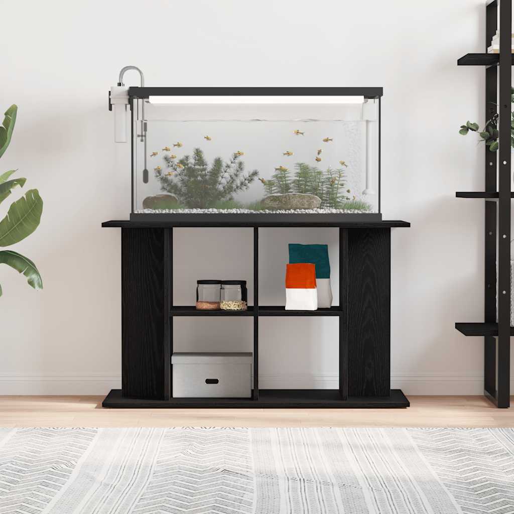Vidaxx support d'aquarium chêne noir 100x40x60 cm bois d'ingénierie