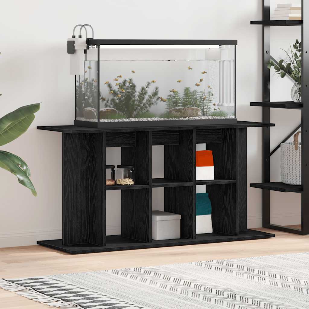 Vidaxx support d'aquarium chêne noir 120x40x60 cm bois d'ingénierie