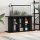Vidaxx support d'aquarium chêne noir 120x40x60 cm bois d'ingénierie