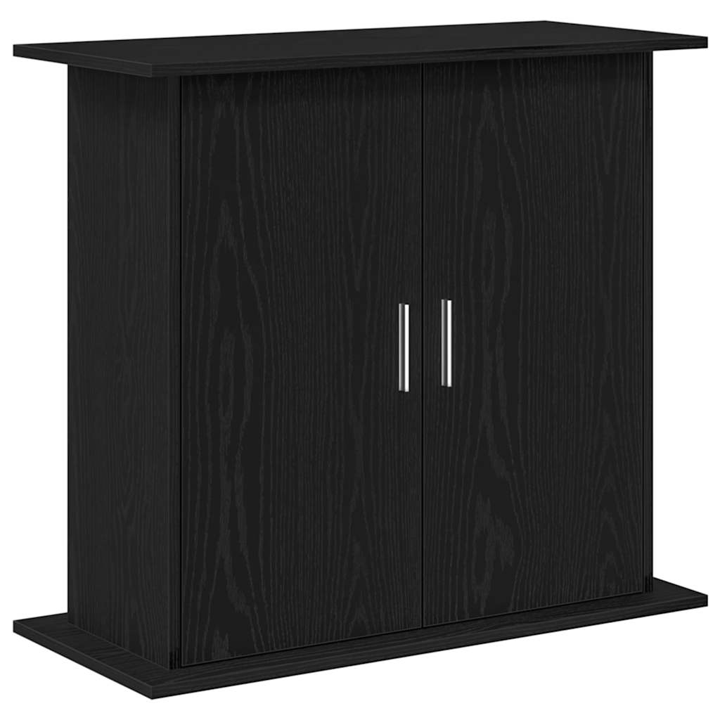 Vidaxx support d'aquarium chêne noir 81x36x73 cm bois d'ingénierie