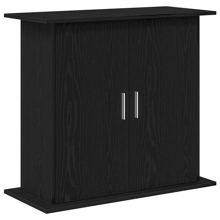 Vidaxx support d'aquarium chêne noir 81x36x73 cm bois d'ingénierie