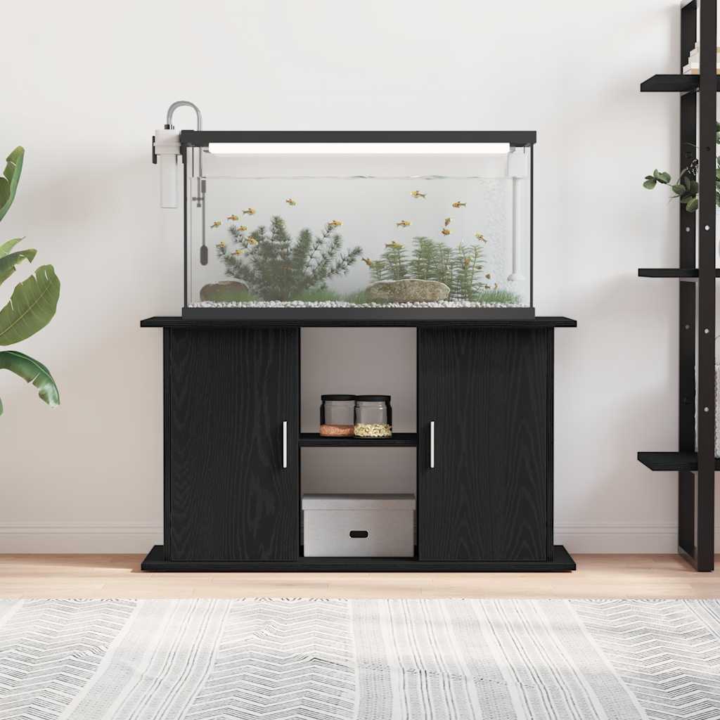 Vidaxx support d'aquarium chêne noir 101x41x58 cm bois d'ingénierie
