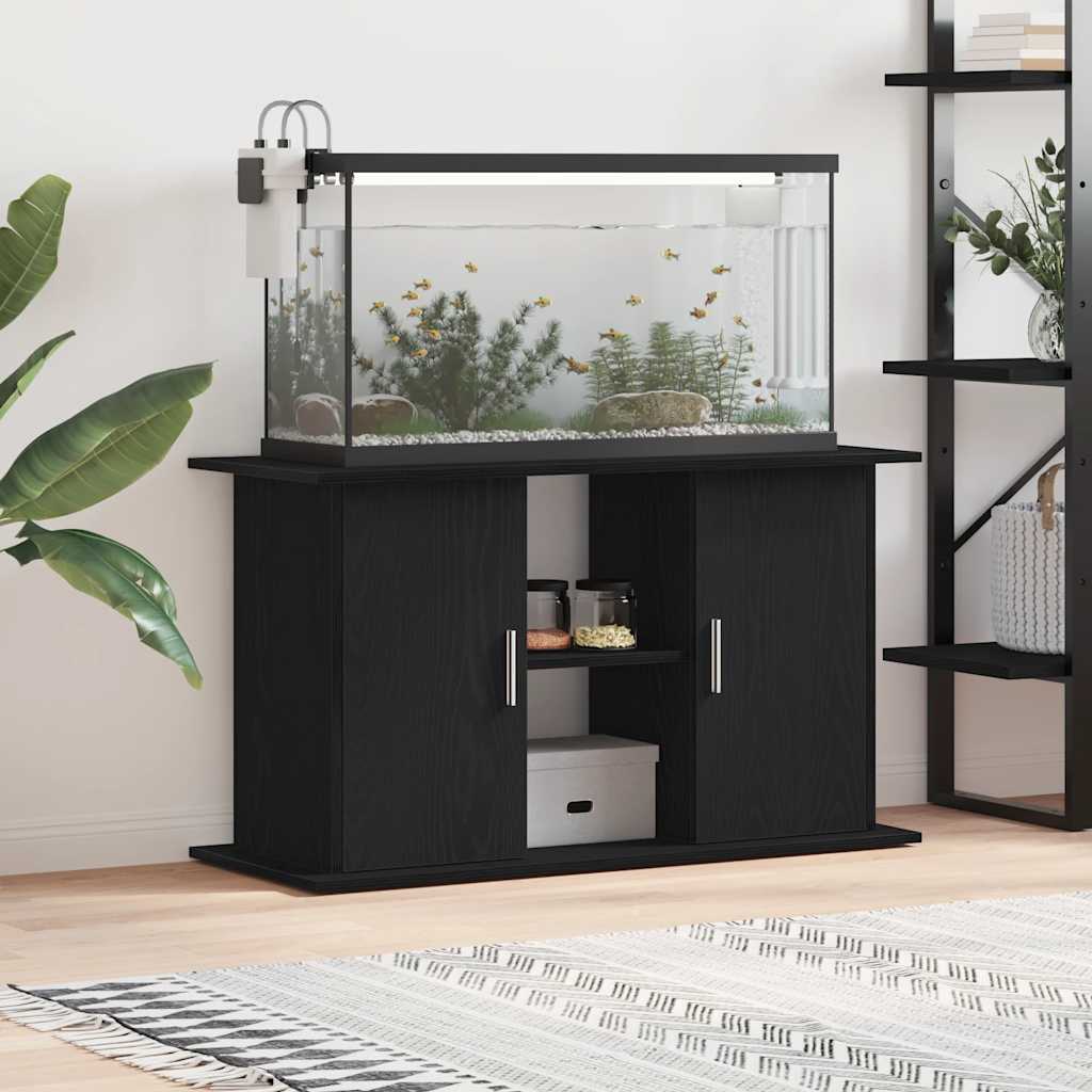 Vidaxx support d'aquarium chêne noir 101x41x58 cm bois d'ingénierie