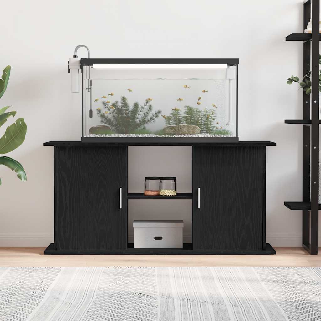 Vidaxx support d'aquarium 121x41x58 cm aggloméré chêne noir