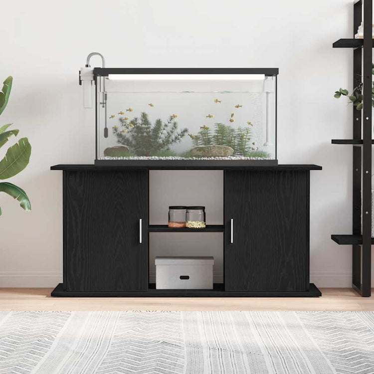 Vidaxx support d'aquarium 121x41x58 cm aggloméré chêne noir