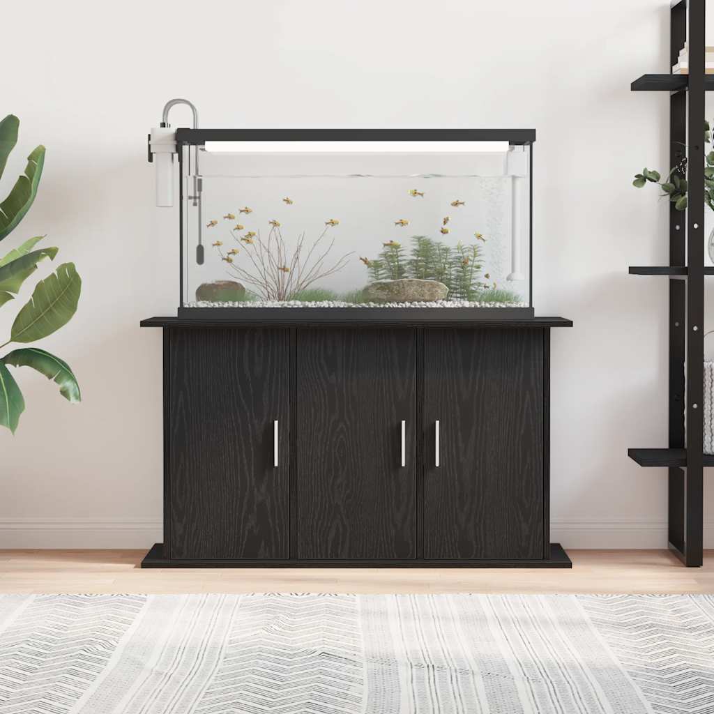 Vidaxx support d'aquarium chêne noir 101x41x58 cm bois d'ingénierie