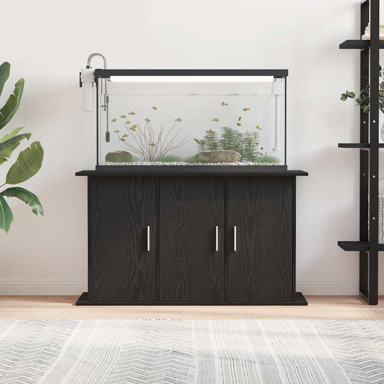 Vidaxx support d'aquarium chêne noir 101x41x58 cm bois d'ingénierie