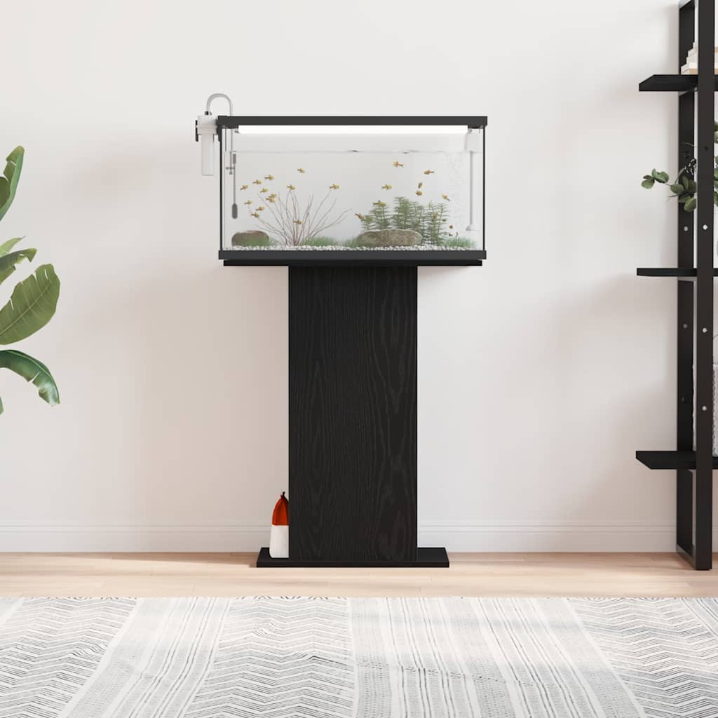 Vidaxx support d'aquarium 60,5x36x72,5 cm aggloméré chêne noir