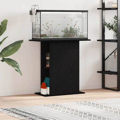 Vidaxx support d'aquarium chêne noir 75x36x72,5 cm bois d'ingénierie