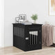 Vidaxxl meuble cage pour chien 55x75x65 cm bois fini chêne noir