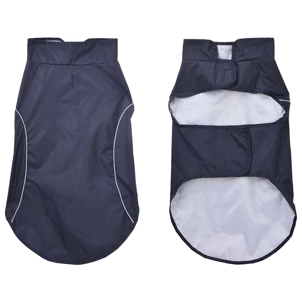 VidaXL imperméable pour chien avec bandes réfléchissantes polyester bleu xl