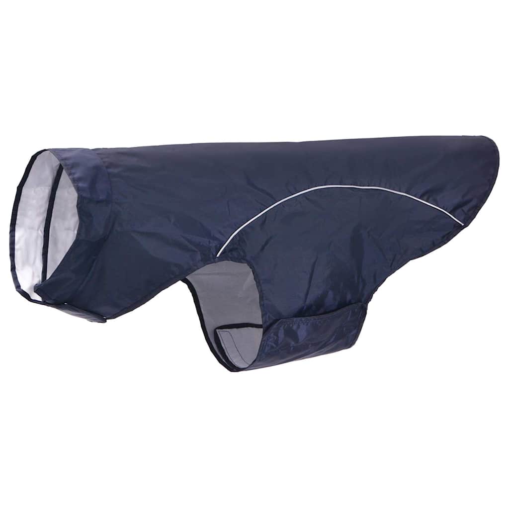 Vidaxxl imperméable pour chien avec bandes réfléchissantes polyester bleu 3xl